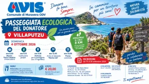 VILLAPUTZU, L’Avis porta i donatori in cammino con la passeggiata ecologica
