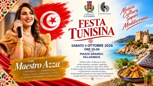 VILLASIMIUS, Cous cous e musica: in piazza Gramsci torna la Festa tunisina
