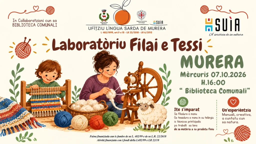 MURAVERA, Adulti e bambini al telaio con “Filai e Tessi”