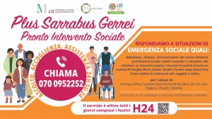 SARRABUS-GERREI, Violenza e povertà, un numero per chiedere aiuto giorno e notte